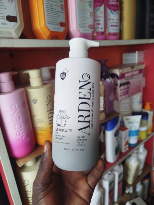 Ardeng Daily Moisture with Retinol and Collagen Half Caste Whitening Body Milk SPF 50 - 500mL