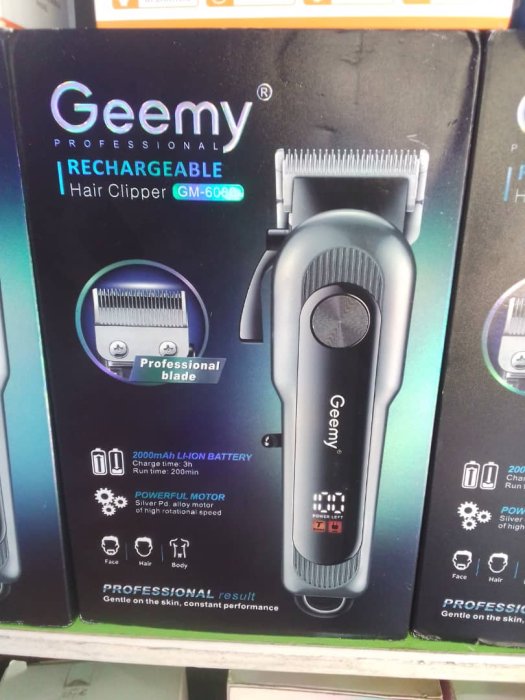 Geemy Professional Rechargeable Hair Clipper GM-608