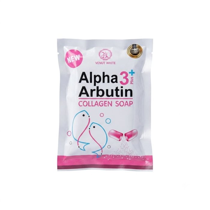 Venut White Alpha 3+ Plus Arbutin Collagen Soap