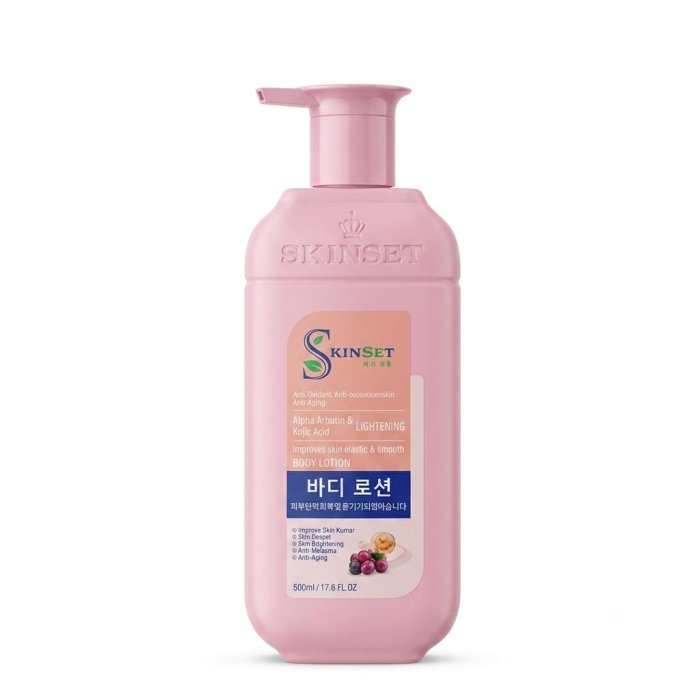 SKINSET Alpha Arbutin & Kojic Acid Lightening Shower Gel