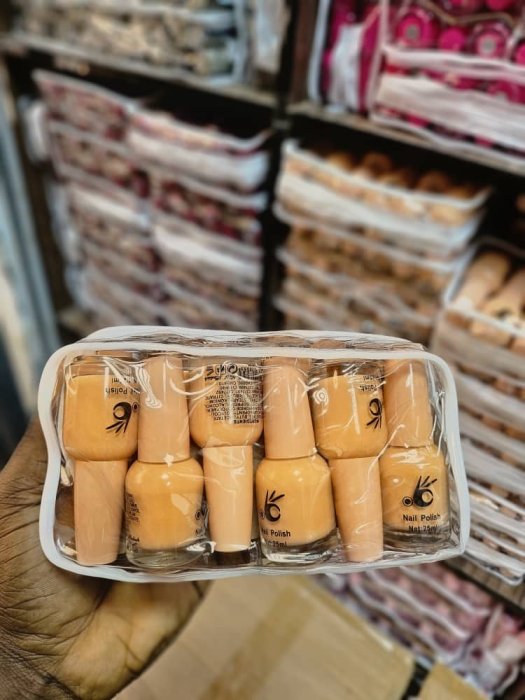 Nail Polish Set - 6 Nude Shades (25ml Each)