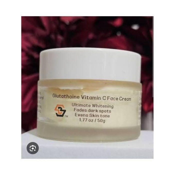 GLUTATHIONE INJECTION Vitamin C Face Cream Ultimate Whitening Faces Dark Spots Evens Skin Tone 50g