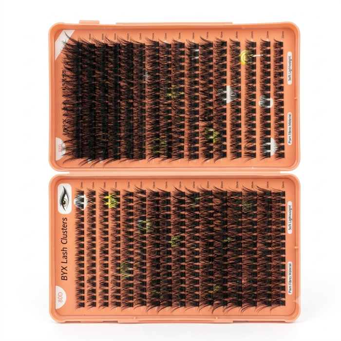 BYX Lash Clusters 80D - Plant Fibres Material