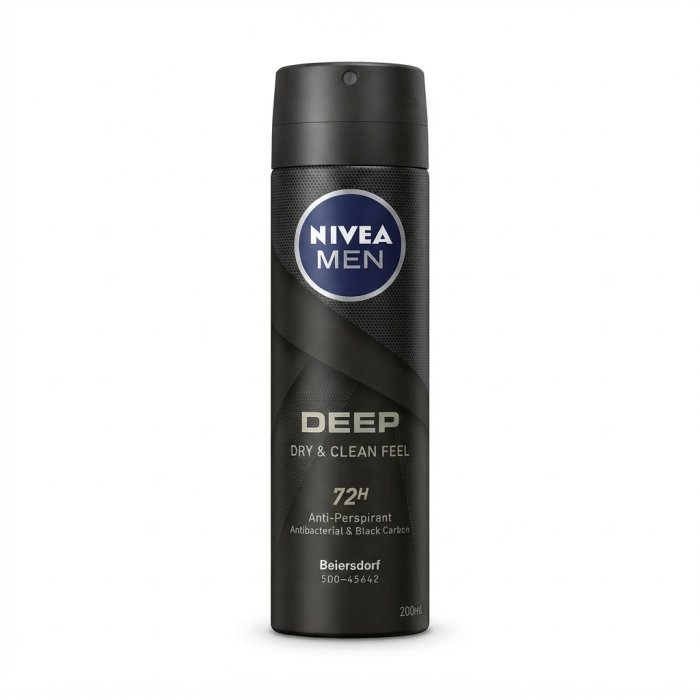Nivea Men Deep Dry & Clean Feel Anti-Perspirant Spray - 200ml