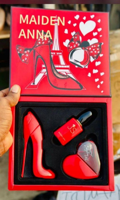 Maiden Anna Red Stiletto & Heart Fragrance Gift Set