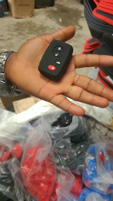 Premium Black Silicone Remote Key Fob Cover for 4-Button Nissan