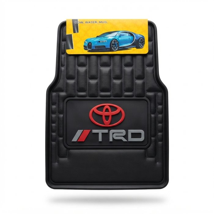 Toyota TRD Rubber Floor Mat with Bugatti Header