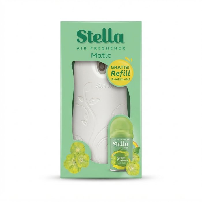 Stella Air Freshener Matic Starter Kit - Green Fantasy