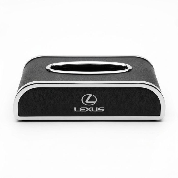 Lexus Branded Leather Tissue Box Holder
