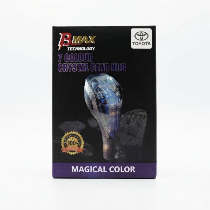 BMax Technology 7-Colour Crystal Gear Knob - Magical Color