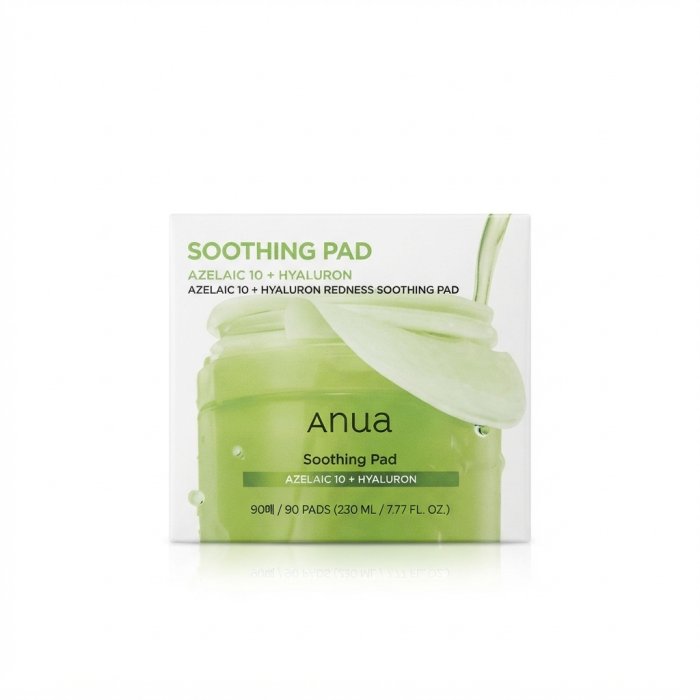 Anua Azelaic 10 + Hyaluron Redness Soothing Pad - 90 Pads