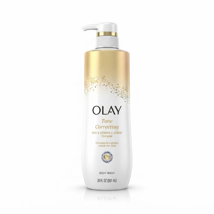 Olay Tone Correcting Body Wash with BHA & Vitamin C Serum Complex - 20 fl oz