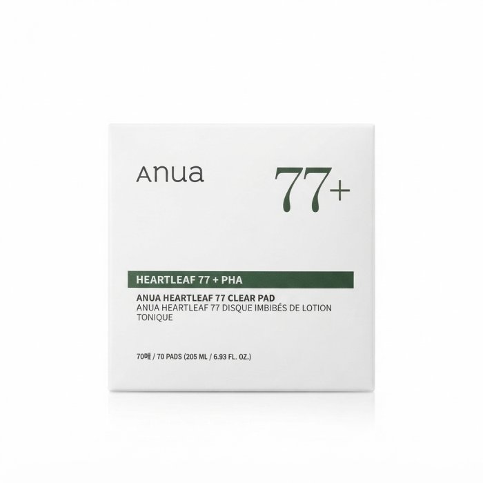 Anua Heartleaf 77 + PHA Clear Pad - 70 Pads
