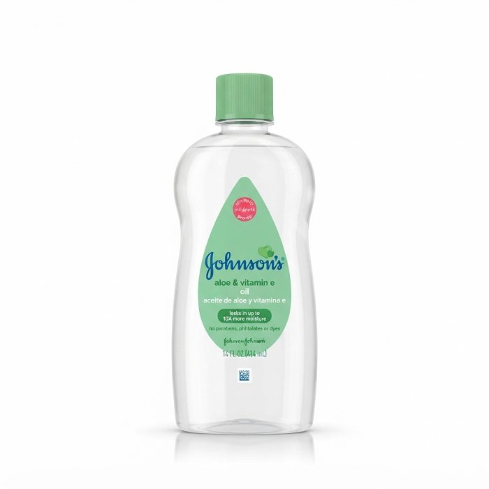 Johnson's Aloe & Vitamin E Oil - 14 fl oz