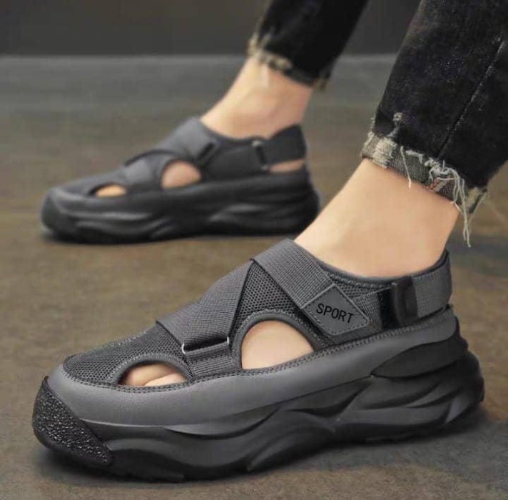 Unisex Mesh Chunky Sport Sandals with Adjustable Straps