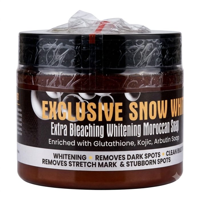 Exclusive Snow White Extra Bleaching Whitening Moroccan Soap