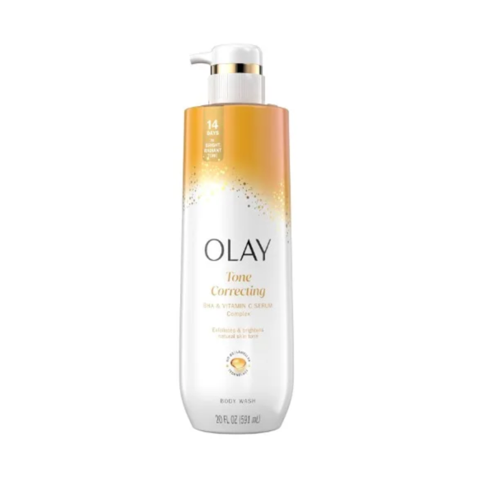 Olay Tone Correcting Body Wash with BHA & Vitamin C Serum Complex - 20 fl oz