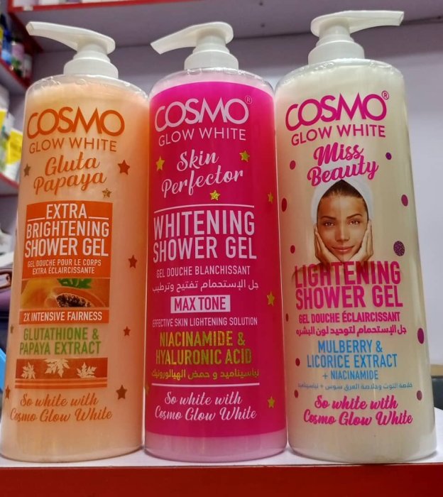 Cosmo Glow White Miss Beauty Lightening Shower Gel - 1000ml[cite: 19]
