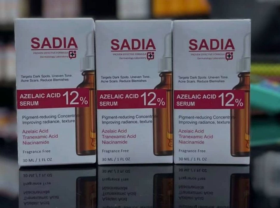 Sadia Azelaic Acid 12% Serum - 30ml / 1 fl oz[cite: 1, 2, 3, 4]
