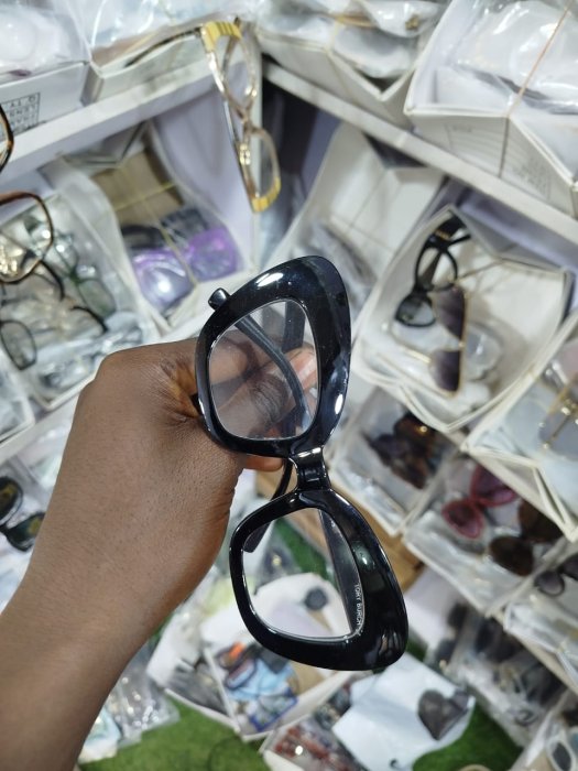Tory Burch Oversized Cat-Eye Black Optical Frames