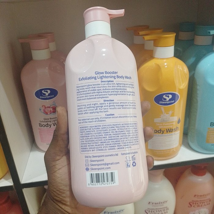 Skeenpoint Glow Booster Exfoliating Lightening Body Wash (1000ml)