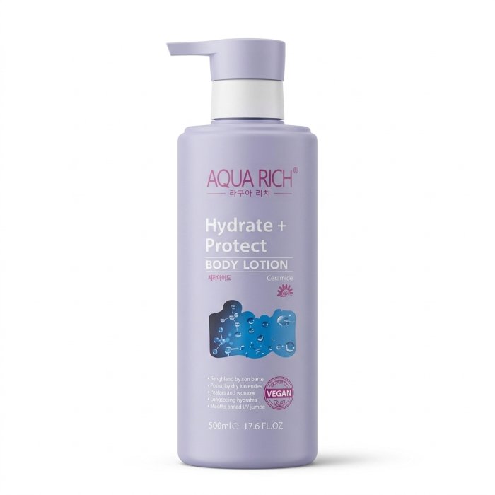 AQUA RICH Hydrate + Protect Ceramide Body Lotion 500ml