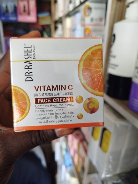DR·RASHEL Vitamin C Brightening & Anti-Aging Face Cream with Hyaluronic Acid (50g)