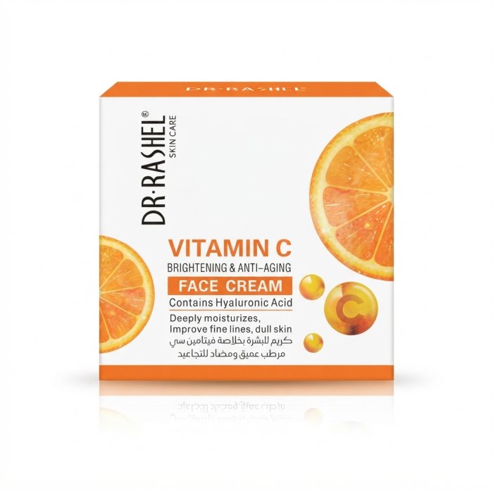 DR·RASHEL Vitamin C Brightening & Anti-Aging Face Cream with Hyaluronic Acid (50g)