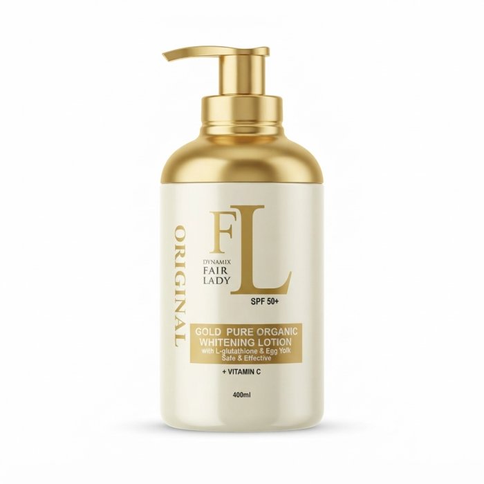 Dynamix Fair Lady Gold Pure Organic Whitening Lotion SPF 50+