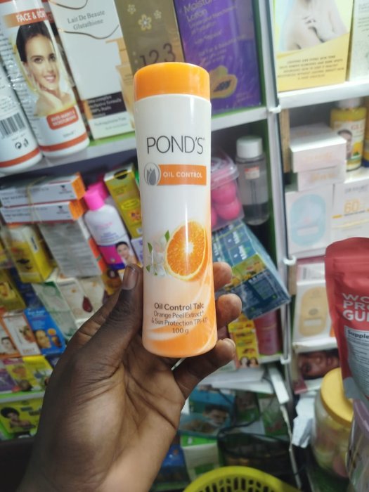 POND'S Oil Control Talc Orange Peel Extract & Sun Protection TPI-60 - 100g