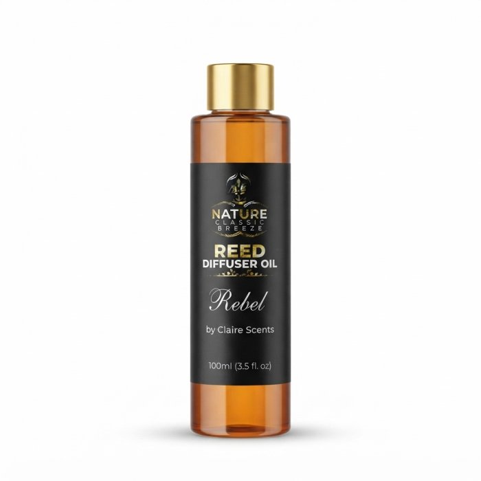 Nature Classic Breeze Reed Diffuser Oil Rebel by Claire Scents - 100ml / 3.5 fl. oz