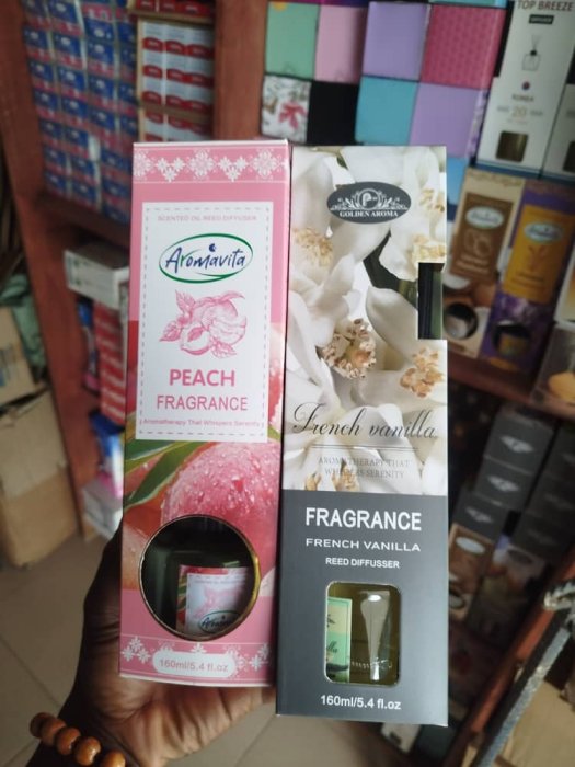 Aromavita Peach Fragrance Scented Oil Reed Diffuser - 160ml / 5.4 fl. oz