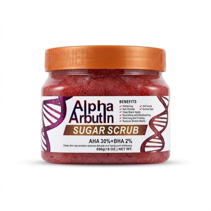 Alpha Arbutin Sugar Scrub AHA 30% + BHA 2% (650 g / 18 oz. Net Wt.)