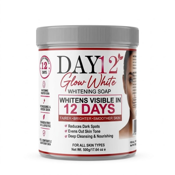 DAY12 Glow White Whitening Soap (500 g / 17.64 oz)