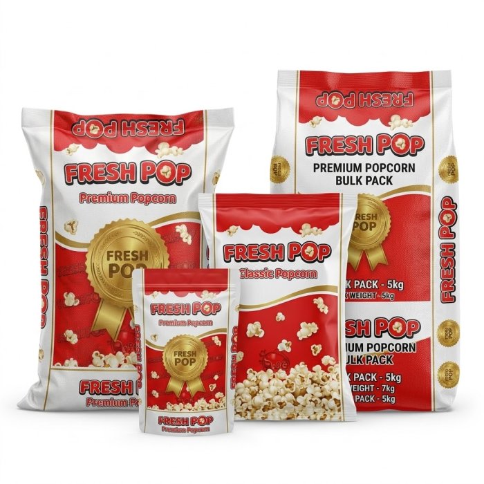 Fresh Pop Premium Popcorn – Bulk Pack Sacks