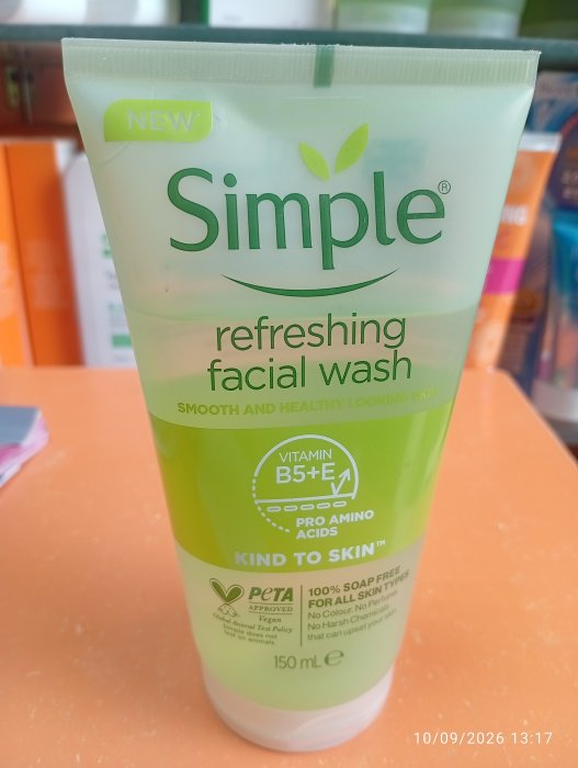 Simple face wash