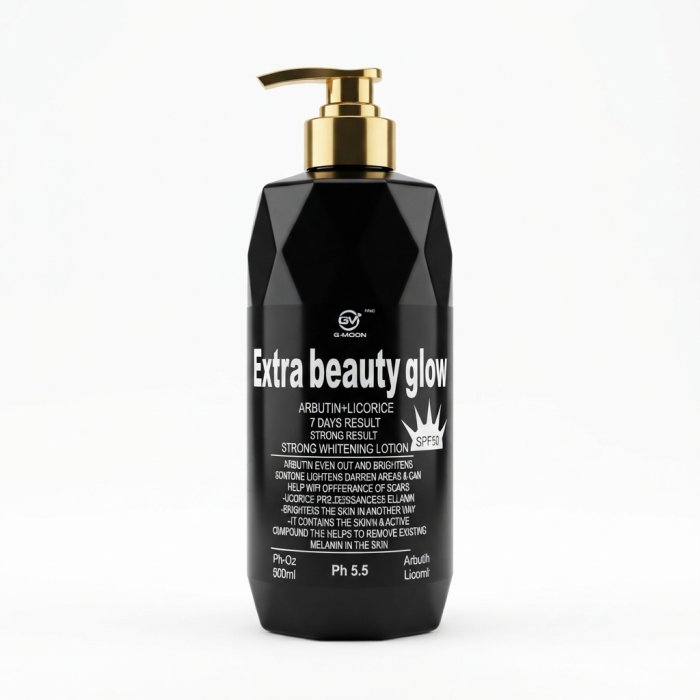 G-Moon Extra Beauty Glow Arbutin + Licorice Strong Whitening Lotion - 500ml