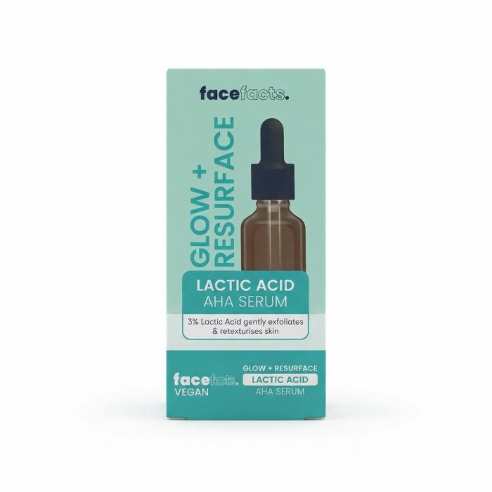 Face Facts Glow + Resurface Lactic Acid AHA Serum