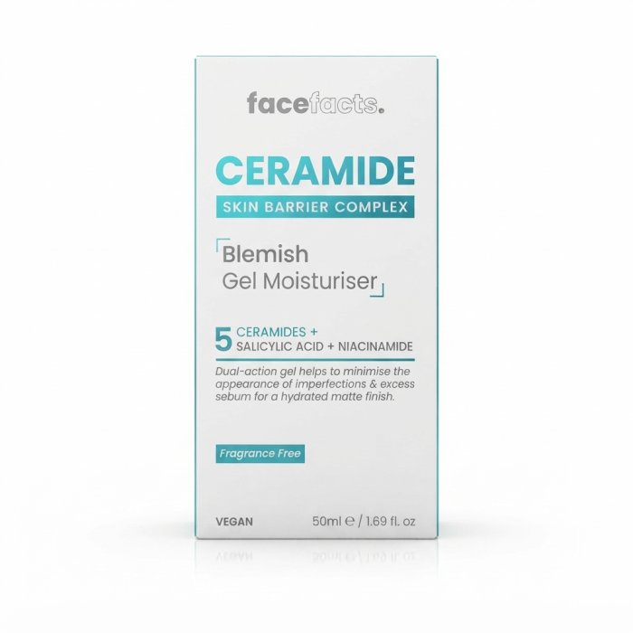 Face Facts Ceramide Skin Barrier Complex Blemish Gel Moisturiser - 50ml