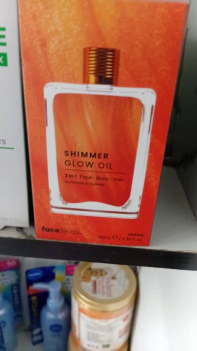 Face Facts Shimmer Glow Oil 3 in 1 - Face, Body & Hair - 100ml