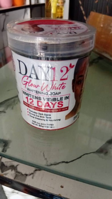Day 12 Glow White Whitening Soap - 500g