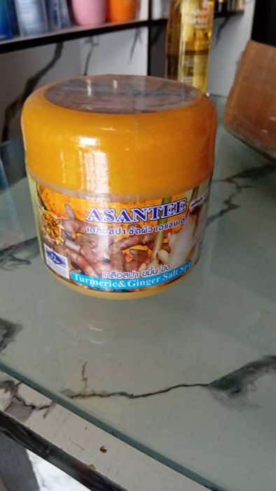 Asantee Turmeric & Ginger Salt Spa Scrub