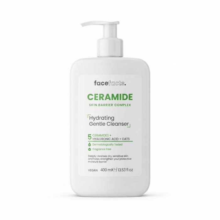 Facefacts Ceramide Skin Barrier Complex Hydrating Gentle Cleanser - 400ml