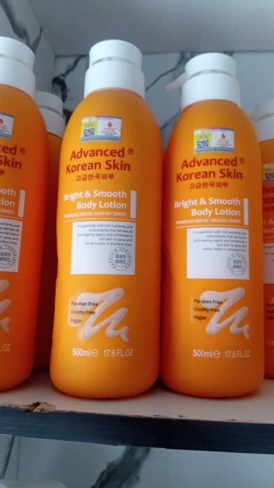 Advanced Korean Skin Bright & Smooth Body Lotion - 500ml