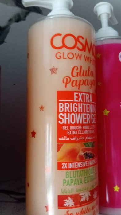 Cosmo Glow White Gluta Papaya Extra Brightening Shower Gel - 1L