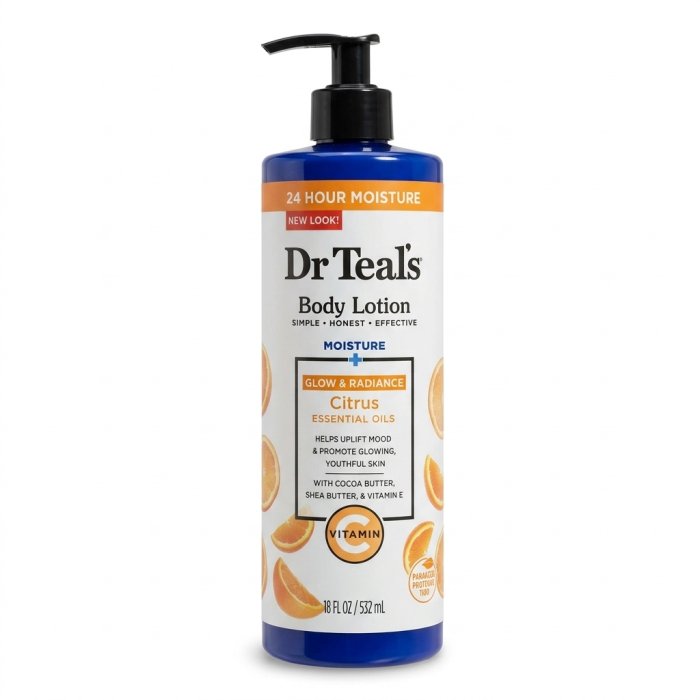 Dr Teal's Glow & Radiance Citrus Body Lotion - 18 fl oz[cite: 1]