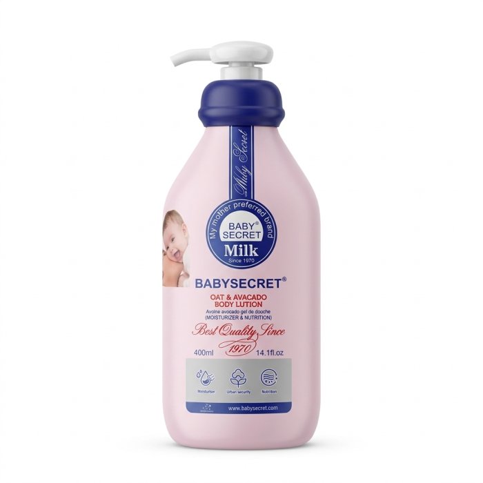 Babysecret Milk Oat & Avocado Body Lotion - 400ml