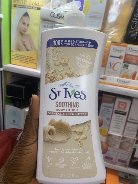 St Ives lotion