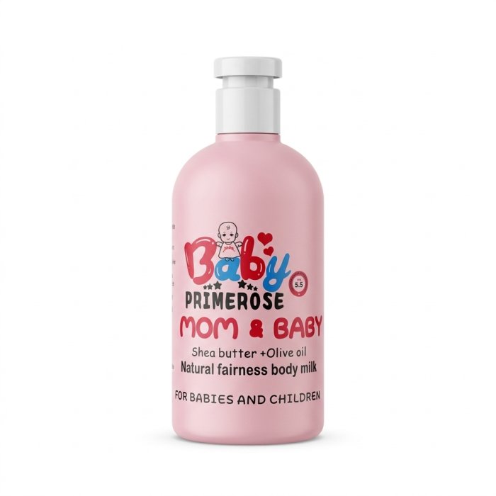 Primerose Mom & Baby Natural Fairness Body Milk with Shea Butter & Olive Oil