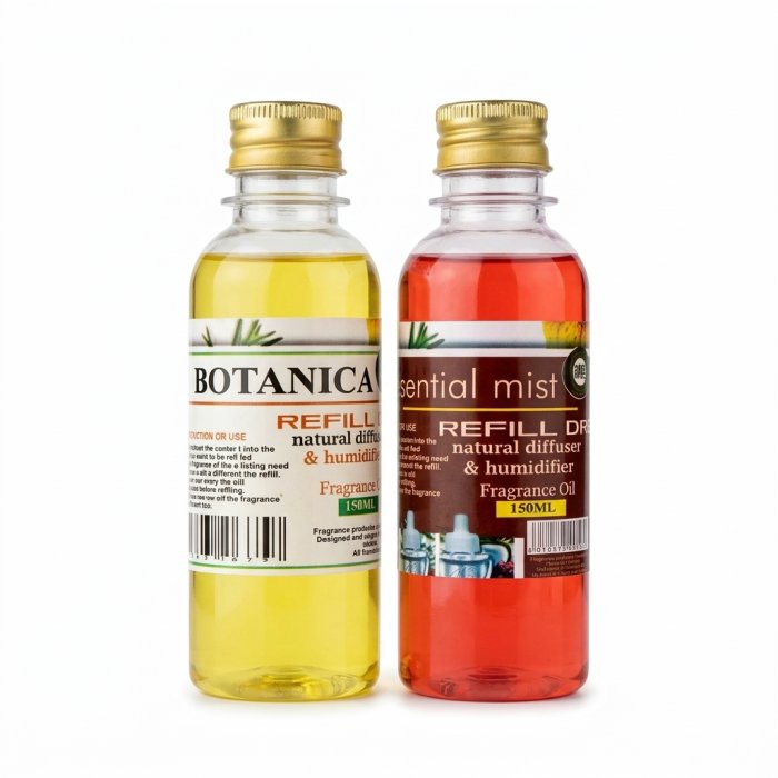 Botanica Essential Mist Natural Diffuser & Humidifier Fragrance Oil Refill Set (2x150ml)